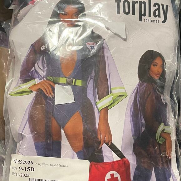 NEW Forplay What's the 911 EMT Sexy Halloween Costume Size Small Medium - Picture 7 of 8